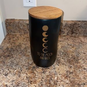 Rae Dunn Black To The Moon and Back Moon Phase Cellar
